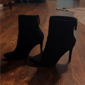 Black, high heels
